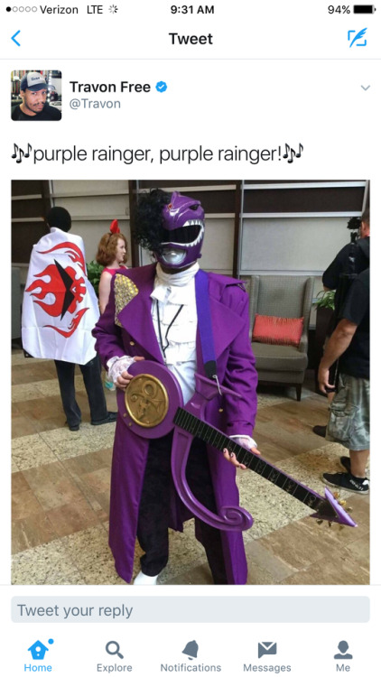 docislegend:  twitblr:  When Doves Cry, “It’s Morphin Time!”  maybe I’m just like my father a floating in head in a tube