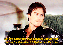 hercosmiclove:  Ian Somerhalder talks about the PCAs and ex-girlfriend Nina Dobrev