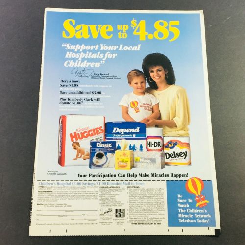 Kimberly-Clark Children’s Miracle Network - 1987