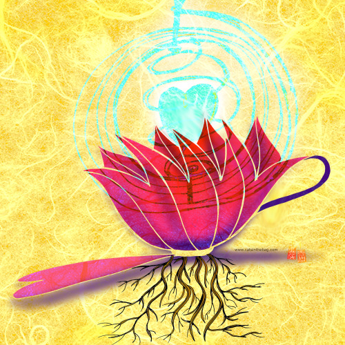 (via What My Tea Says to Me: Elixir) Once a month I create an illustration and poetry for T Ching, a