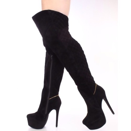 Grab these gorgeous thigh high boots on sale!! www.purr-apparel.myshopify.com #purrapparel#boots#hee