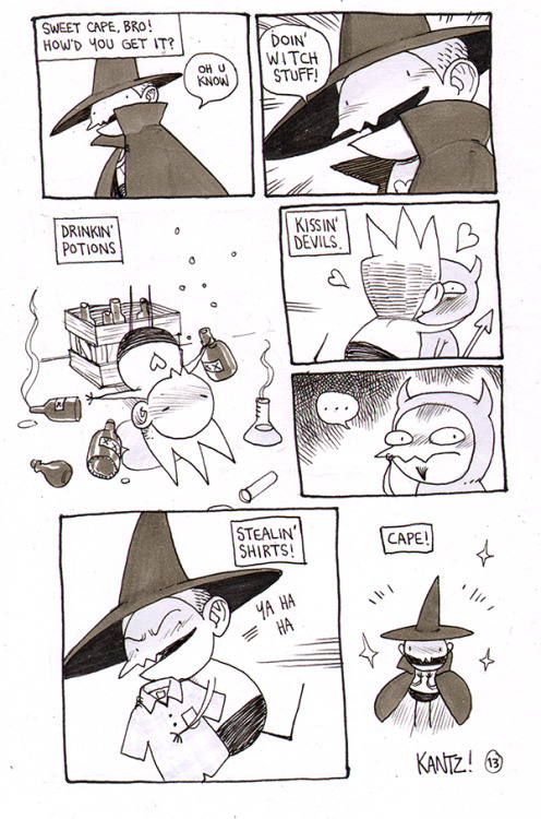 inkmo - Recent sketches, finally scanned. Witches & devils