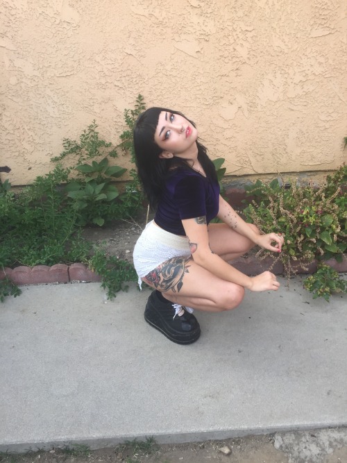 jolynecujohofficial:my strange form ft. these demonia shoes