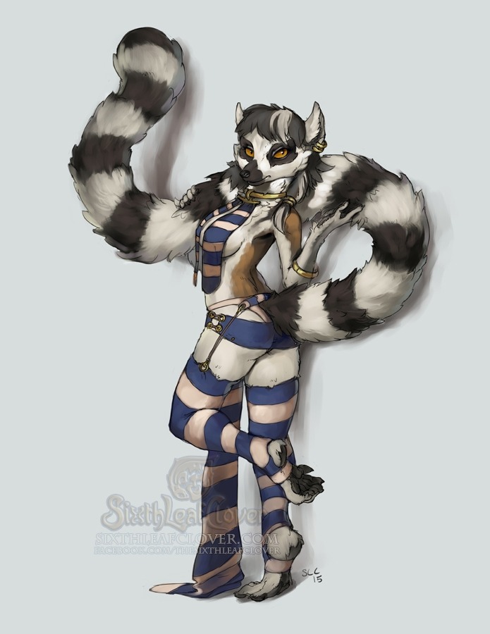 Nerva Vash - Anthro Lemur Concept by The-SixthLeafClover.Digging the clothing designs&hellip;