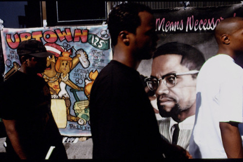 lostinurbanism:Fashion of Malcolm X in the streets. John Van Hasselt. October, 1st 1992.  