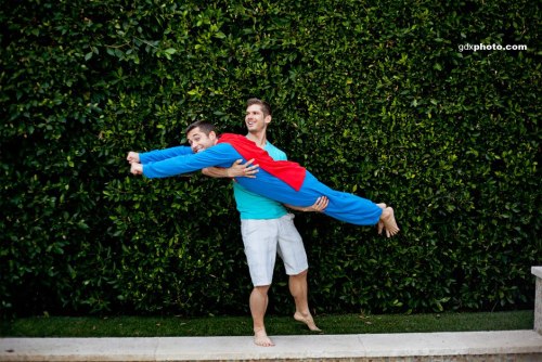 frombeirutwithlove:  fuckyeahcolbymelvin:  Engagement Photos~ Colbra (Colby Melvin and Brandon Brown) Photos by Gabriel Gastelum (preview here) and WDPhototINC.   Omg the superman thing :’((( 