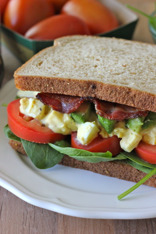 do-not-touch-my-food:Egg Salad BLTA Sandwich