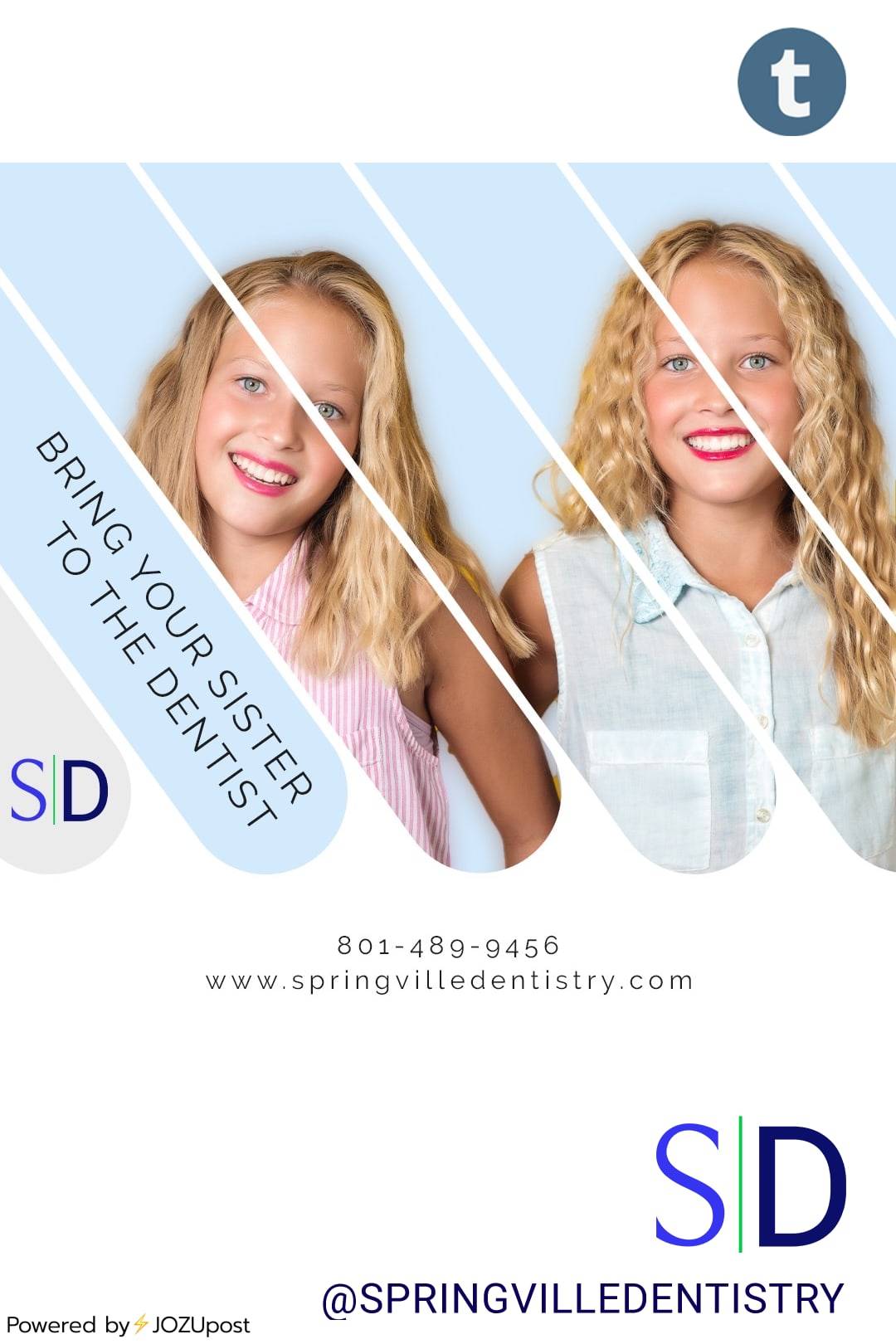 Take your sister to the dentist! We love having families come in for multiple appointments together. So, if that sounds like fun - bring your family.
#family #fun