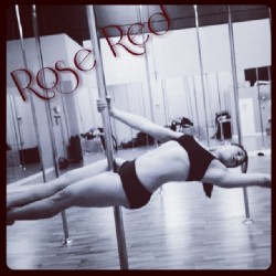 roseredxxx:  Back on the pole! Yay! #poledancing