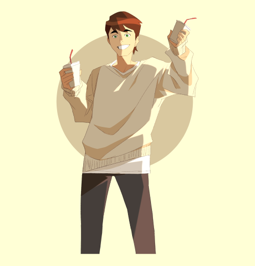 Ben in some other casual clothes. It was nice trying some softer colours on him for something differ