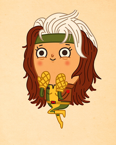 astonishingx:  X-Men (“just like us” series) by Mike Mitchell