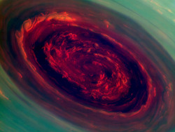 mexicanist:  Hurricane nearly 1,250 miles wide on the surface of Saturn.  -Via NASA 