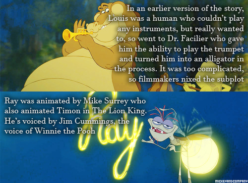 mickeyandcompany:  10 things you didn’t know about The Princess and the Frog (adapted from Oh My Disney)