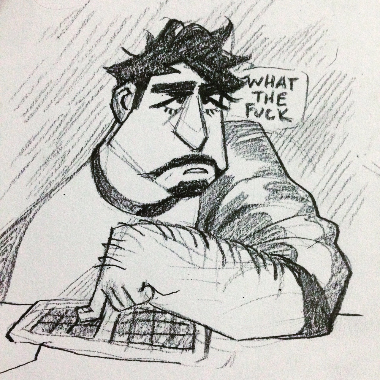 rcdart: whenever i look through my sketchbook its just a bunch of steve with his