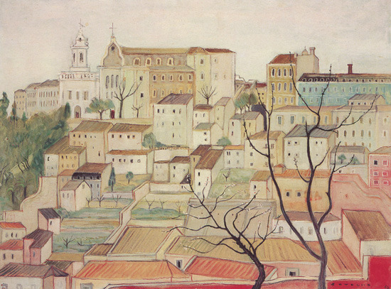 le-desir-de-lautre: Carlos Botelho (Portuguese, 1899-1982), Lisbon, 1962. Oil on