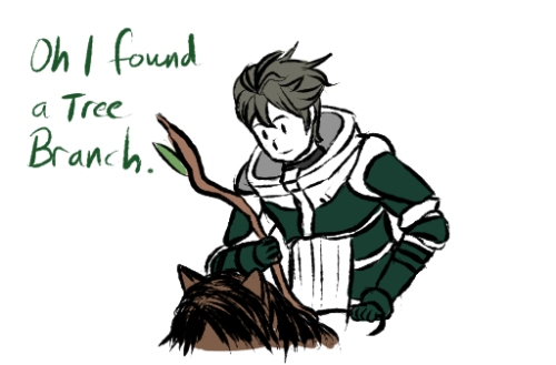 kay-faraway:now i live in constant fear of stahl and his tree branch