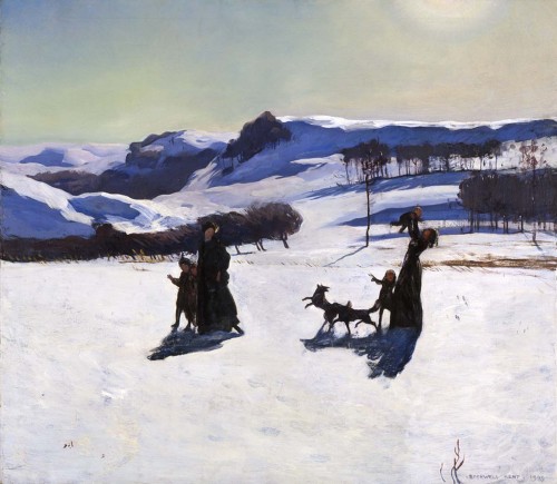 Snow Fields (Winter in the Berkshires)Rockwell Kent (American; 1882–1971)1909 Oil on canvas Smithson