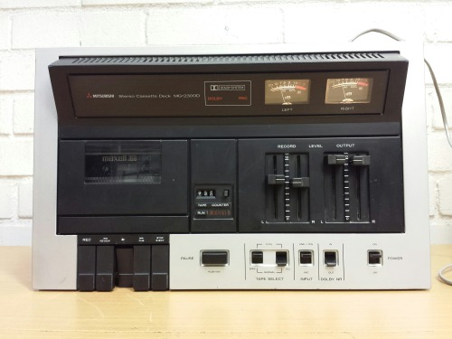 Mitsubishi MG-2300D Stereo Cassette Deck, 1970s