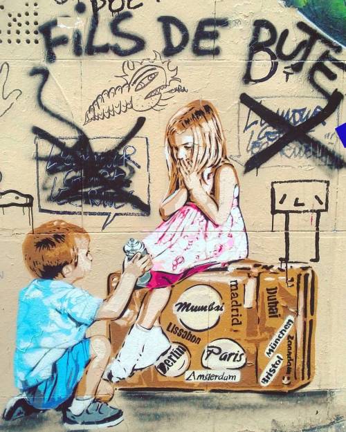 “Fils de Bute” #FilsDeBute #StreetArt #Montmartre #ButteMontmartre #Paris (à Abesses)