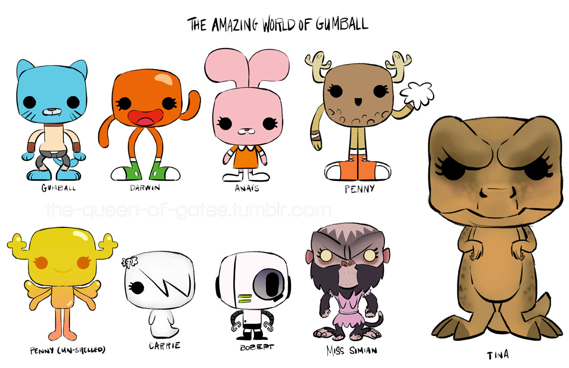 the-queen-of-gates:  Here’s this weeks pop designs!Last week was Disney, this week