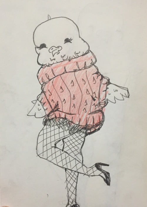 My new oc zippy in a sweater inspired by everyone&rsquo;s favorite meme girl @sweater-anon