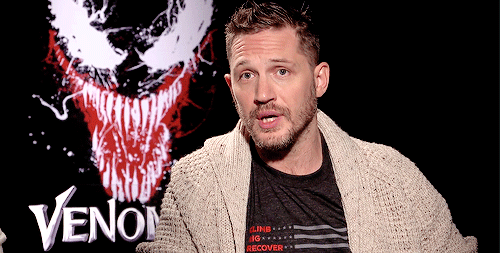 pureefuel:Tom Hardy, press for Venom (2018)