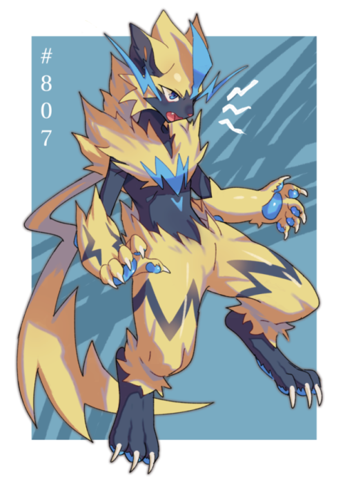 kaziearts:Zeraora requested by a patron