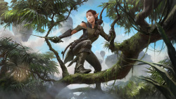 mana-screwed:   Nissa Revane wields green