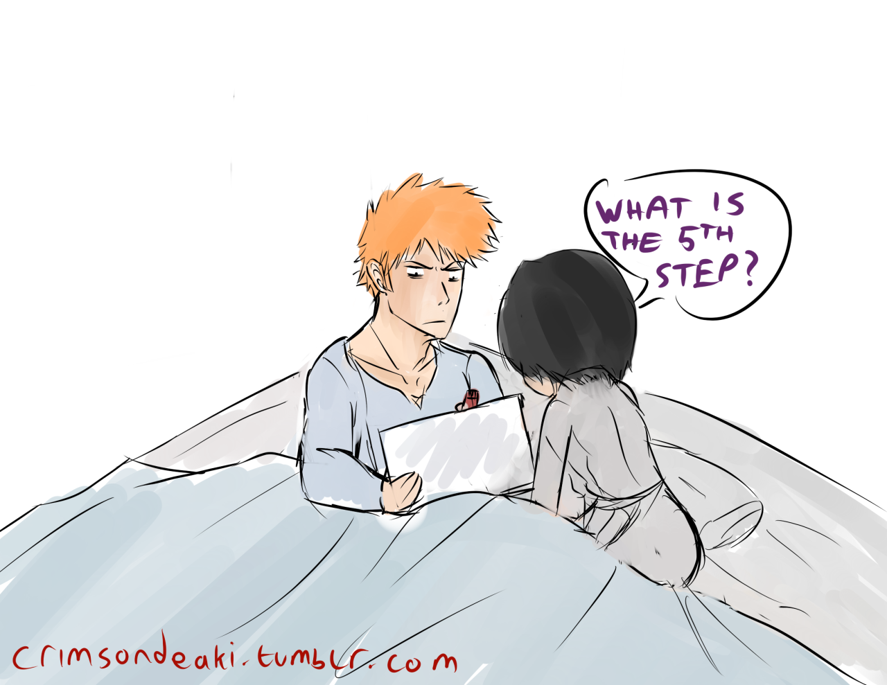 crimsondeaki:   IchiRuki Week - Day 2: Rescue  Sorry It’s late. I had to let my