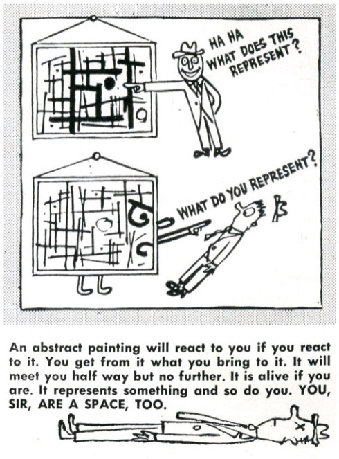 nyctaeus:Ad Reinhardt, from ‘How to Look at Art, Arts & Architecture’ (1946)