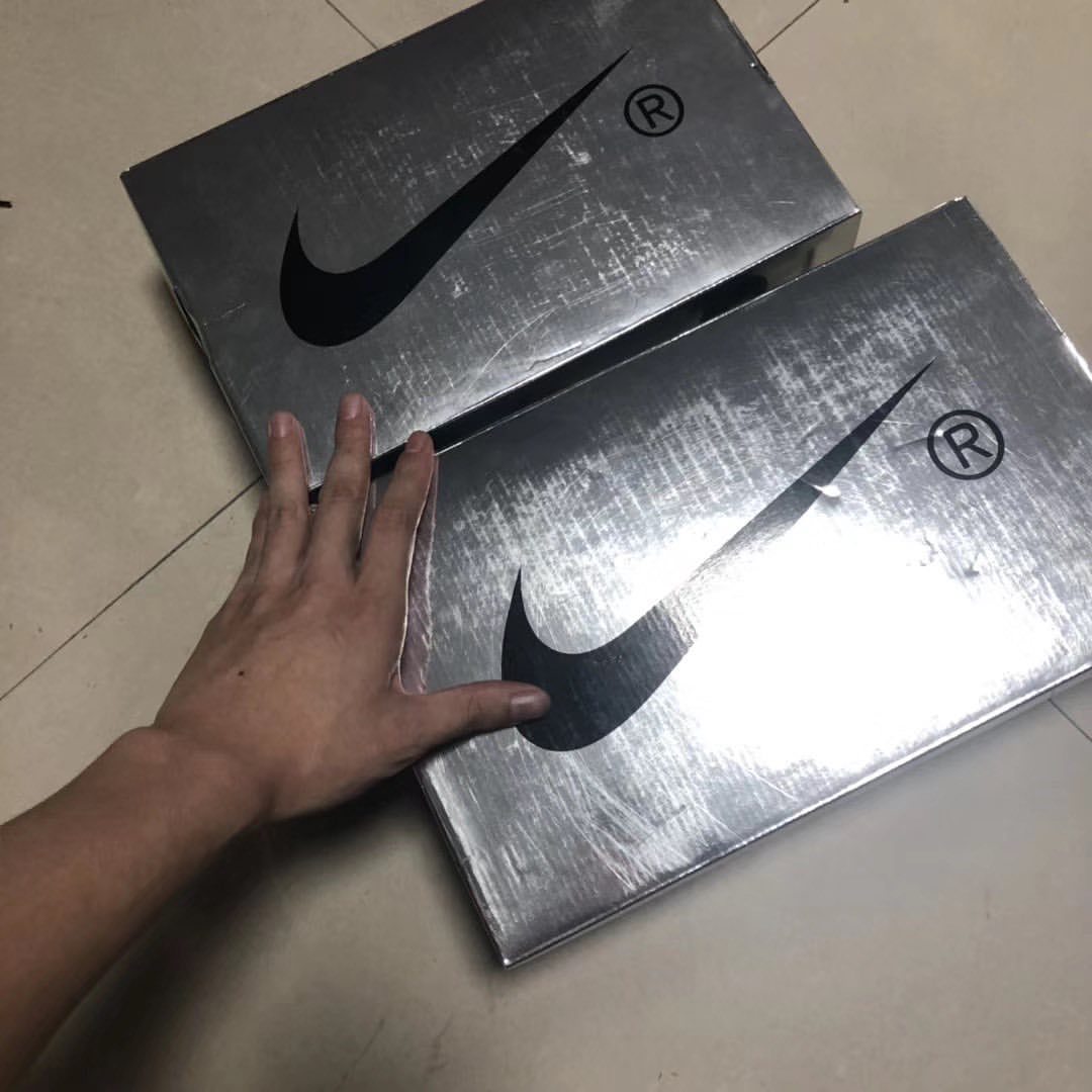 nike off white shoe box