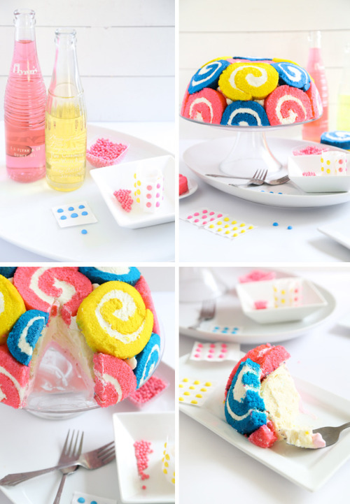 XXX sweetoothgirl:    SPRING TWIRL DOME CAKE photo