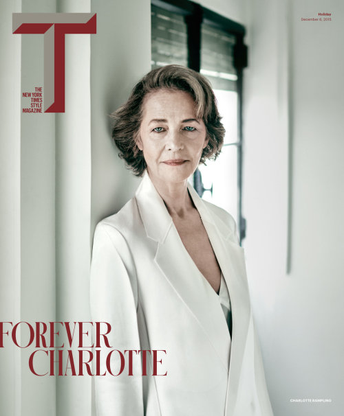 edenliaothewomb: Charlotte Rampling, photographed by Paolo Roversi for The New York Times Style