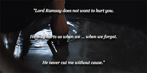 She Should Not Look To Me For Rescue. Theon Greyjoy Might Have Tried To Help Her, Once. But Theon Had