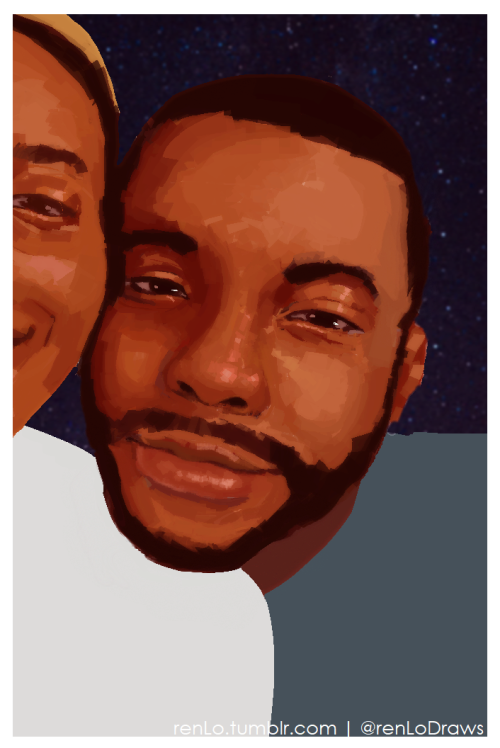 ‘My Champion.’  Microsoft Paint + Pixlr.Decided to revisit and revise this portrait of my sweet husb