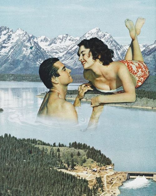 Collages by a French artist Lily Daumen Follow The Only Magic Left is Art for more 