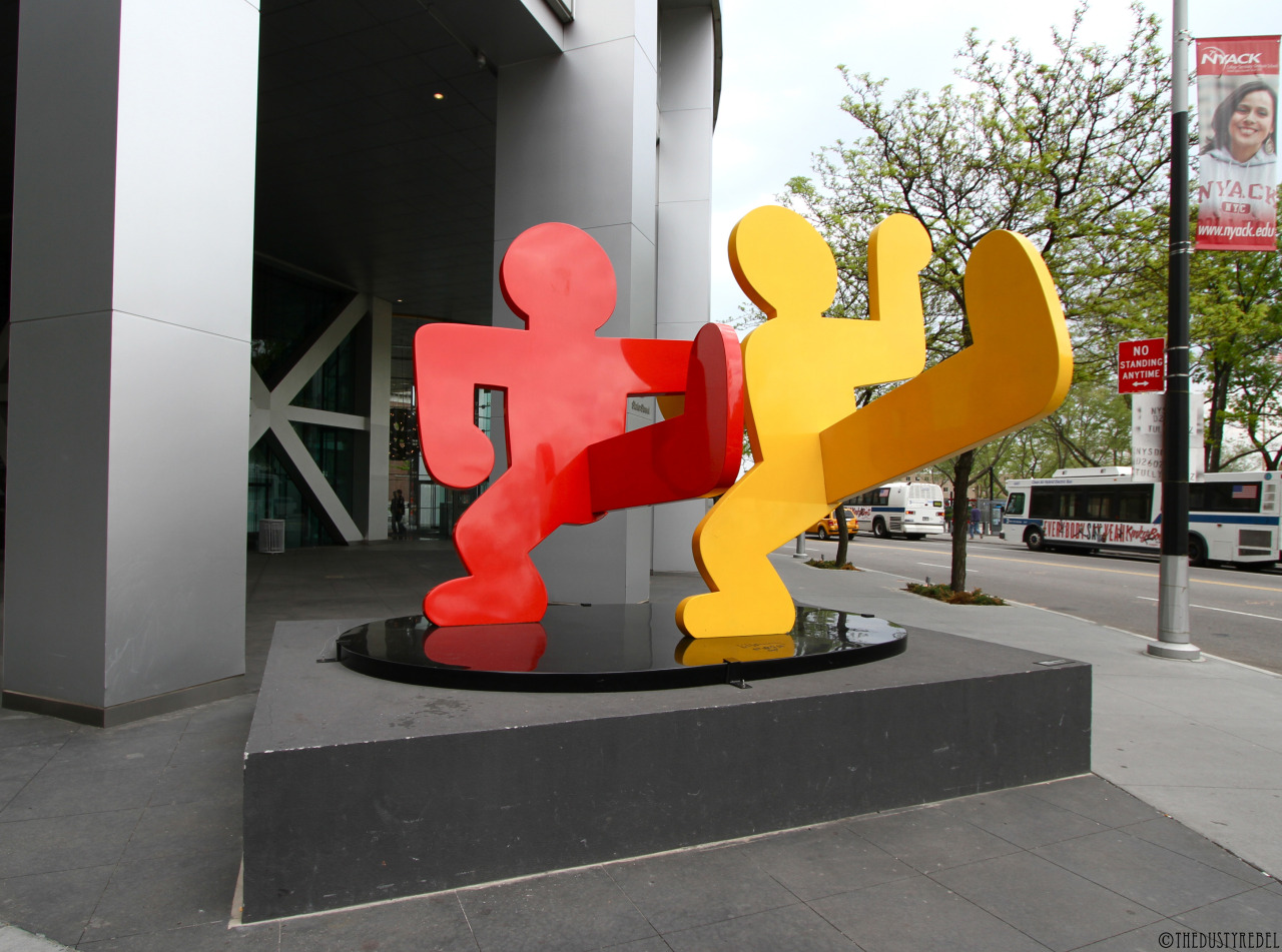 Keith Haring Sculpture  “Untitled, (Two Dancing Figures)” 1989
Painted aluminum, The Lever House Art Collection
17 State Street, NYC
More photos of Keith Haring and his work.