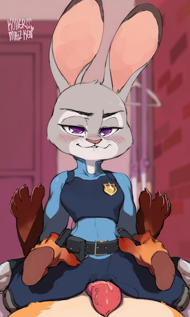 kollerss-arts:  That will leave a nasty burn judy.Nasty Rubbin collab with @maiz-ken​support