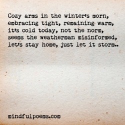 romancelovelust:  Cozy arms in the winter’s