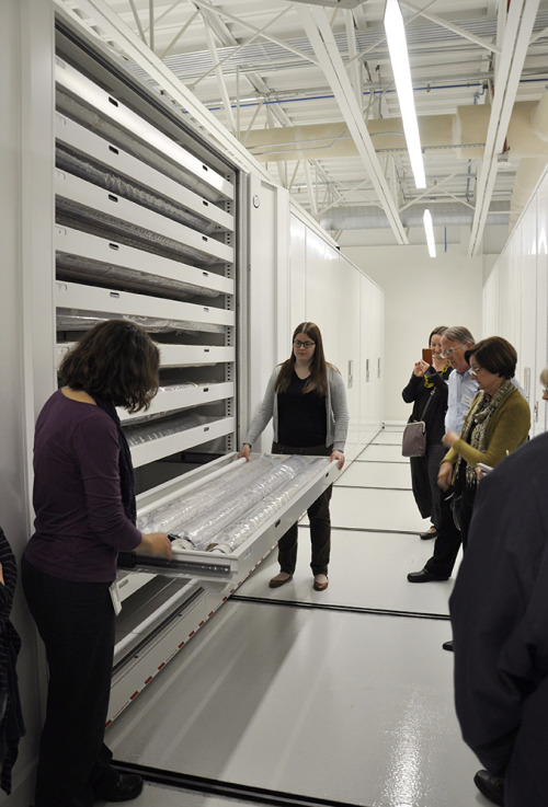 Visitors enjoyed a rare peek inside the museum’s Avenir Foundation Conservation and Collections Reso