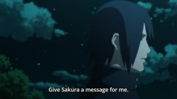 aishiselu:  “sasuke doesnt care about sakura” “sasuke hates his family”   THE ANTIS CAN CHOKE WITH THIS