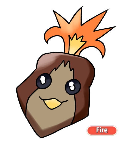 191 - SunbernTorch Pokemon“Tales say this Pokemon fell from the very sun itself. Using a flame burst