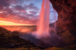 s-m0key:The Burning Falls. Iceland. By -