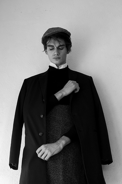 boys by girls — Jordan Fowler at Elite Models photographed by...