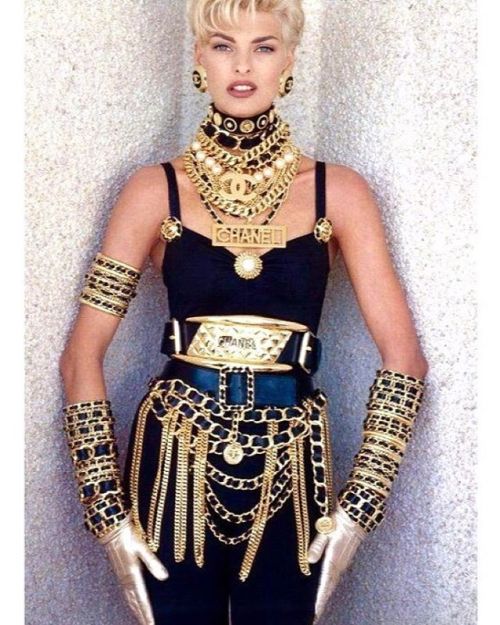 80s glam #1. Insane Bangles! …Karl Lagerfeld, Chanel, late 80s…#cocochanel #chanel #80sglam #vintag