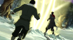 battyy:  blue-eyed-korra:  battyy:  It seems like that golden light may be the portal to the spirit world, where Korra was taken.  So of course Mako and Bolin rush right in to help. Together. Brothers till the end, right?  They might see their parents!