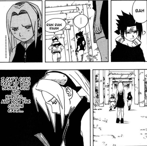 Sasuke has always/only experienced new things with Sakura...For example?...For Example: