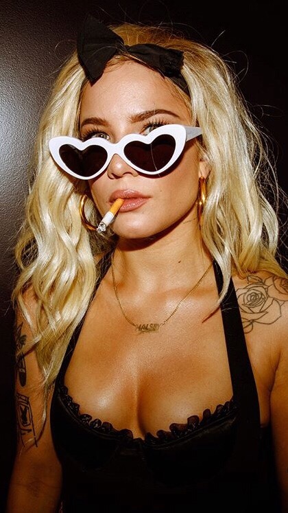 Halsey at the Playboy Midsummer Night’s Dream event in Las Vegas