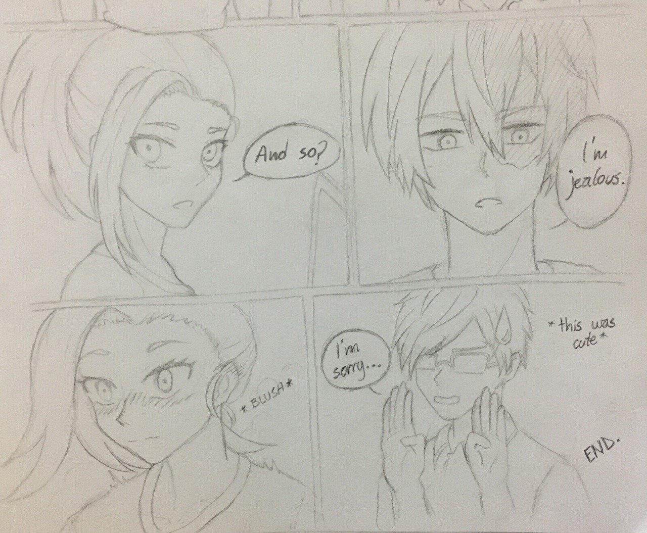 aoi-nee:  yeah! already i finished this~ enjoy!*read left to right*Haha the story is of @ellahentaiqueen and i made the comic :3