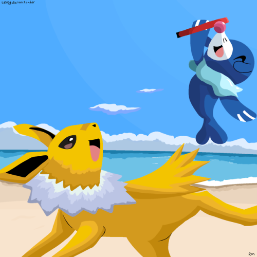 sleepysealion:Baton passing! (Feels nice to finally do something with my favorite eeveelution - I ho